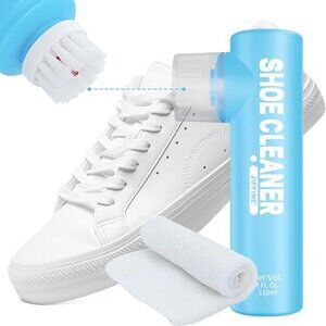 Shoe Cleaner, Shoe Cleaning Kit- 4 Oz Sneaker Cleaner with Brush and Towel